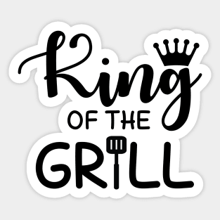 King of the Grill Sticker